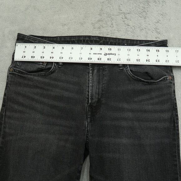 American Eagle Jeans Mens Size 32x32 (32x31 Real) Gray Slim Fit Stretch Denim - Picture 14 of 16